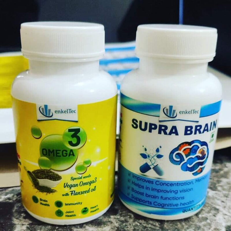 Supra Brain Vegan Omega 3 Combo 1