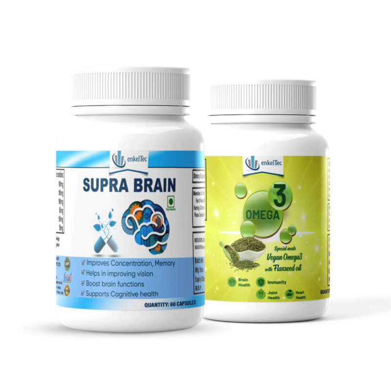 Supra Brain & Vegan Omega-3 Combo 1