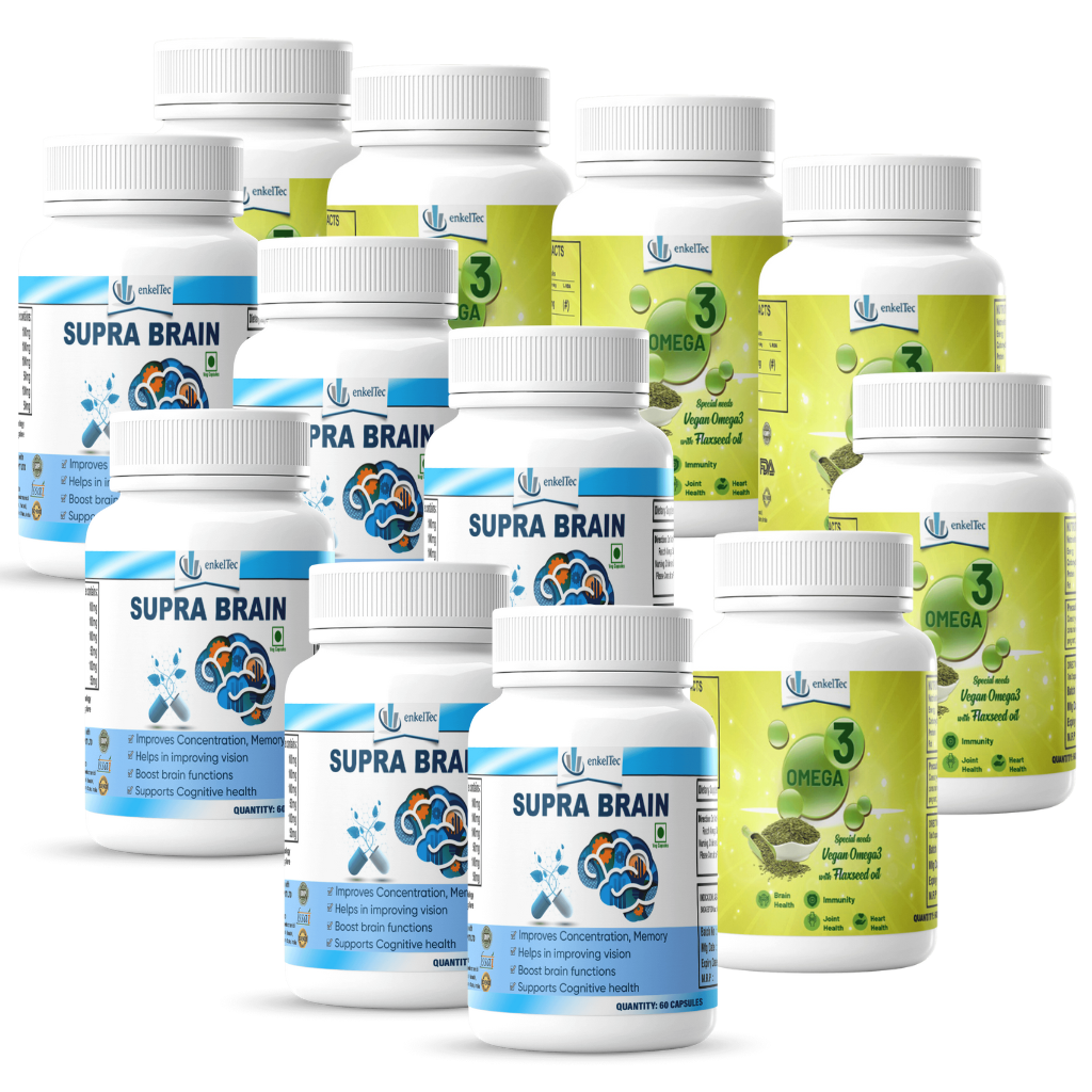 Supra Brain Vegan Omega 3 Combo 1